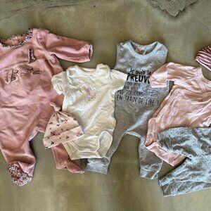 Newborn baby girl clothes